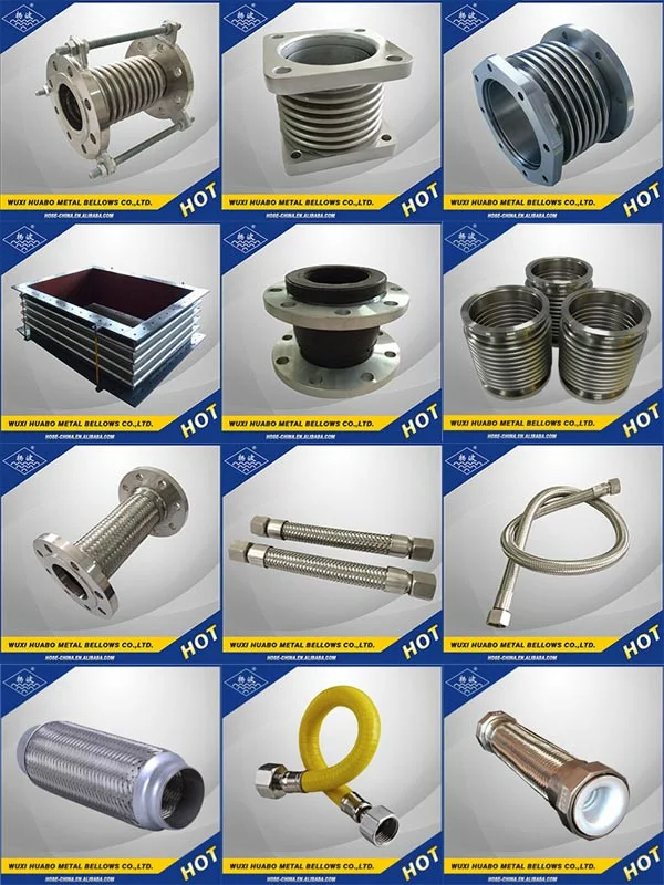 Stainless Steel Corrugated Flexible Metal Hose with Flange End