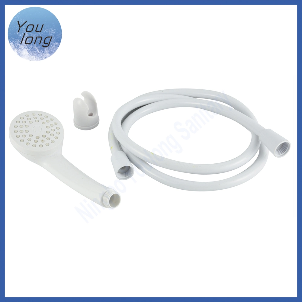 Bathroom PVC Shower Tube Flexible Corrugated White Shower Hose