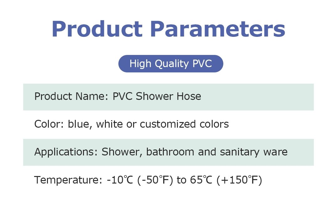 Portable Pull out/Push on Wide Bore Sink Shower Hose